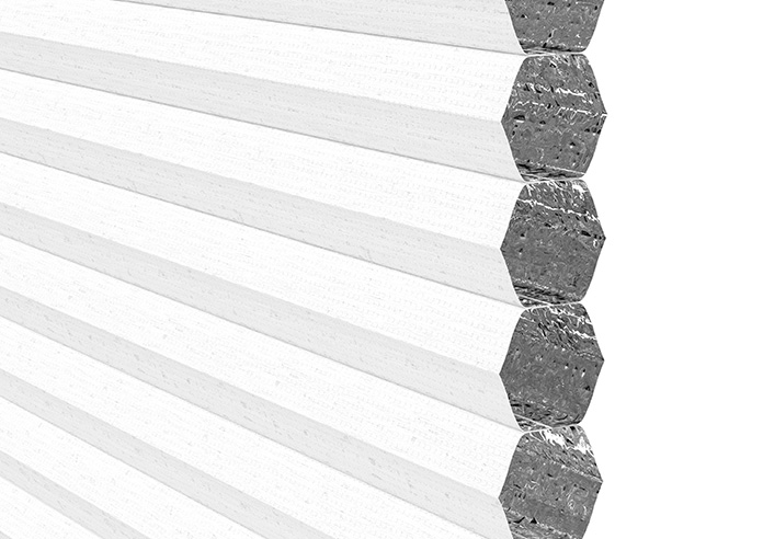 Umbra (Blackout), White - Stick Fit Honeycomb Blind - Image 4
